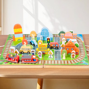Ensemble de construction ferroviaire innovant de qualité supérieure, jouets éducatifs pour enfants, jeu créatif, OEM/ODM disponible - Product Image 3