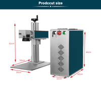 Grabador Láser de Sobremesa Compacto Phezer con Mesa Rotatoria y 3D Opcionales, Marcador Láser de Alta Resolución de 50W 100W con Certificación CE
