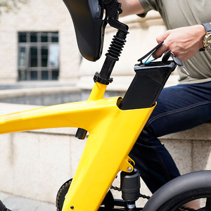 Bicicleta Eléctrica Plegable de 250W, Lista para Enviar, con Marco de Aleación de Aluminio, Batería de Litio Extraíble de 36V, Mini Bicicleta Eléctrica para Adultos - Product Image 5