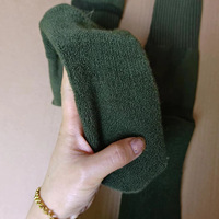Chaussettes de sport vert jungle personnalisées avec logo, chaussettes en coton vert armée pour le ski, la randonnée, le trekking, la pêche, le trail, chaussettes athlétiques camouflage
