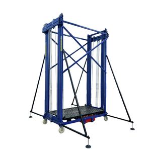 Perancah Konstruksi Mobile, Lipat dan Ringan, dengan Tali Kawat, Tinggi 2-10 Meter, Dapat Disesuaikan, dengan Peralatan - Product Image 1