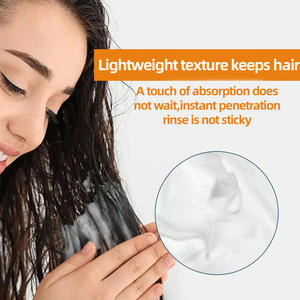 Mascarilla Capilar Reparadora de Daños, Sin Sulfatos, Antiencrespamiento, Nutritiva con Queratina, Fórmula en Crema con Ingredientes Herbales y Aceite de Coco, Marca Blanca - Product Image 6