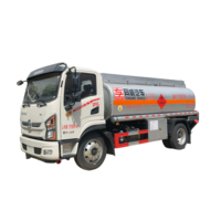 Camion-citerne à huile robuste de 10 tonnes, citerne de transport de carburant de 10 000 L avec distributeur