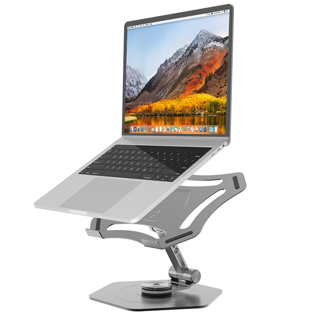 360 Degree Rotation Aluminum Portable Laptop Stand Adjustable Desktop Tablet Computer Stands