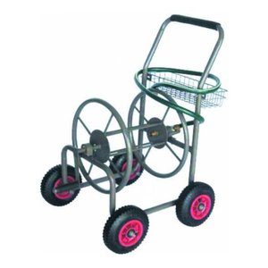 <span class=keywords><strong>Enrouleur</strong></span> de tuyau <span class=keywords><strong>d</strong></span>'eau en acier en gros avec chariot à 4 roues 1/2 "100m outils de jardin - Product Image 5
