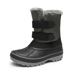 Bottes de neige <span class=keywords><strong>pour</strong></span> enfants YL-25203, vente en gros, haute qualité, mi-mollet, antidérapantes, chaudes, imperméables, <span class=keywords><strong>pour</strong></span> l'hiver - Product Image 1