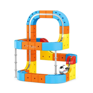 Set di <span class=keywords><strong>Pista</strong></span> Flessibile per Trenini ad Alta Velocità, Cubo Magico con Binari, Kit di Montaggio Fai-<span class=keywords><strong>da</strong></span>-Te per Bambini - Product Image 4