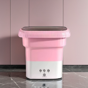 Mini Lavadora Automática de Carga Frontal, Nueva y Portátil, Ideal para Uso Doméstico y Hotelero - Product Image 1