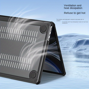 Funda Protectora Laudtec Antigolpes de TPU y PC para Macbook <span class=keywords><strong>Air</strong></span> 15.3 Pulgadas (2023/2024)/13.6 Pulgadas <span class=keywords><strong>2022</strong></span>, Diseño Geométrico, Pbk297 - Product Image 2