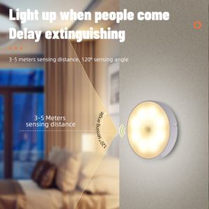 Lampes de nuit sans fil à détecteur de mouvement LED pour chambre à coucher, rechargeables par USB, très vendues - Product Image 3