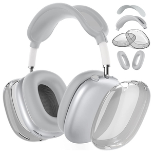 Étui de protection transparent en silicone souple multicolores pour écouteurs supra-auriculaires <span class=keywords><strong>AirPods</strong></span> <span class=keywords><strong>Max</strong></span> 1/2, housse de protection antichoc - Product Image 3