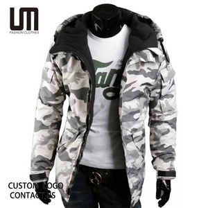 Nuova Giacca Invernale Mimetica con Cappuccio Liu Ming, <span class=keywords><strong>Cappotto</strong></span> in Pile Camo, Giacca in Cotone da Uomo - Product Image 1