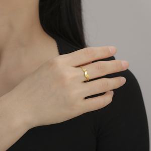 Wholesale Cute <strong>Cat</strong> Shape Open <strong>Rings</strong> for Women Trendy Pet Animal Adjustable <strong>Rings</strong> Stainless Steel Jewelry Gift - Product Image 5