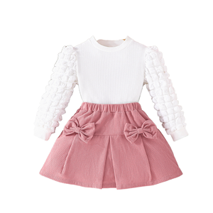 Set di <span class=keywords><strong>Abbigliamento</strong></span> Casual Autunno Inverno per Ragazze, Completo Alla Moda a Maniche Lunghe e Morbido - Product Image 2