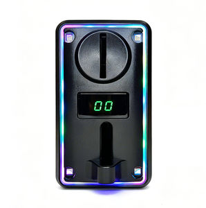 S-802D Accepteur de pièces programmable 6 valeurs, sélecteur de pièces en plastique avec LED, validateur de pièces pour bornes d'arcade et distributeurs automatiques - Product Image 3