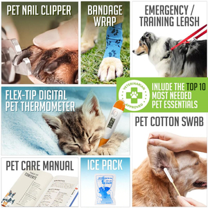 Kit de Primeiros Socorros para Animais de Estimação Ori-power, Suprimentos Médicos de Emergência Premium para Cães e Gatos, Pacote de Segurança para Viagens e Casa - Product Image 5