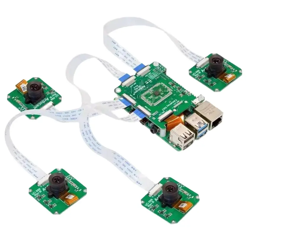 كاميرا Arducam رباعية 1 ميجا بيكسل×4 لـ Raspberry Pi Jetson Nano Xavier