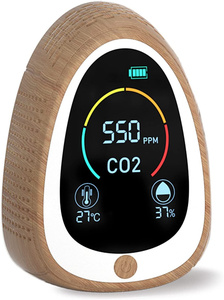 Tuya akıllı kablosuz sıcaklık dedektörü kızılötesi <span class=keywords><strong>CO2</strong></span> metre ve ev kullanımı için yangın duman <span class=keywords><strong>alarm</strong></span>ı monitör ile Combo - Product Image 2