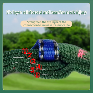 Collier de traction réglable en toile épaisse et nylon pour bétail, sangle de cou pour veau, pour <span class=keywords><strong>ferme</strong></span> <span class=keywords><strong>porcine</strong></span>, nouveau vert, garantie 3 mois - Product Image 4