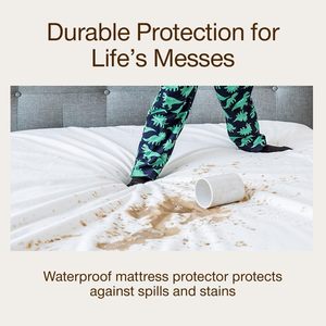 Coprimaterasso Impermeabile e Traspirante Ultra Tech <span class=keywords><strong>Coop</strong></span> Home Goods, Silenzioso, Misura Queen, Superficie Liscia, Profondità 18 Pollici, Lavabile in Lavatrice - Product Image 4
