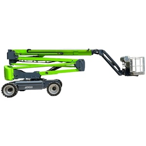 Nouveau élévateur à flèche électrique télescopique one-man de 18m 20m avec courant alternatif hydraulique CE ISO pour les travaux pratiques dans les hôtels et les fermes Matériau en acier - Product Image 1