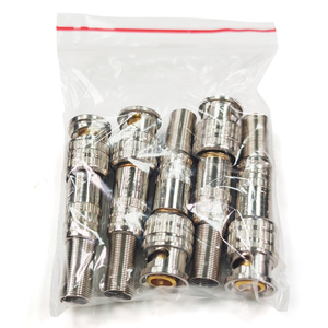 Conector de vídeo de cobre puro <span class=keywords><strong>BNC</strong></span> sin soldadura SENYE Conector de vídeo de vigilancia sin soldadura chapado en oro (tornillo) - Product Image 3