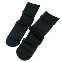 Chaussettes hautes transparentes en maille soyeuse respirante et écologique 15D pour femmes et filles, fines et graduées, idéales pour l'été
