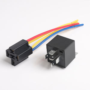 Neues <span class=keywords><strong>12V</strong></span> 5 Pin 5 Drähte 40 Amp Kfz-Relais Kabelbaum Auto Relais - Product Image 2
