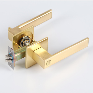 न्यूनतम एंटी-चोरी और वाटरप्रूफ ब्लैक मैट स्क्वायर लेवर मार्ग बाथरूम की गोपनीयता के लिए कुंजी अनलॉक तरीका - Product Image 5