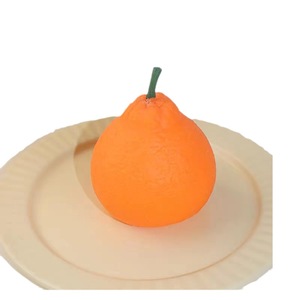 Juguetes elásticos naranjas, juguete sensorial elástico de rebote lento, pelota de rebote portátil con forma de fruta para niños, amigos y familia - Product Image 4