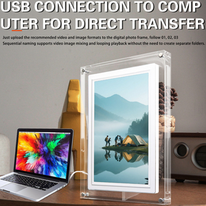 5-inch 4GB thông minh Khung ảnh kỹ thuật số IPS màn hình video phát lại Album ảnh điện tử hiển thị Acrylic bên ngoài khung ảnh video - Product Image 5