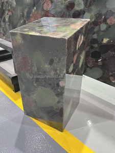 Baxter table de salle à manger en marbre lagos table de salle à manger rectangulaire en marbre de luxe italien moderne vert nature - Product Image 2