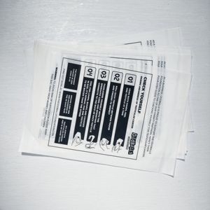 Sustainable Eco-friendly Compostable Waterproof Apparel Packaging Durable <b>Biodegradable</b> Glassine <b>Paper</b> Bag for Fashion Industry - Product Image 3