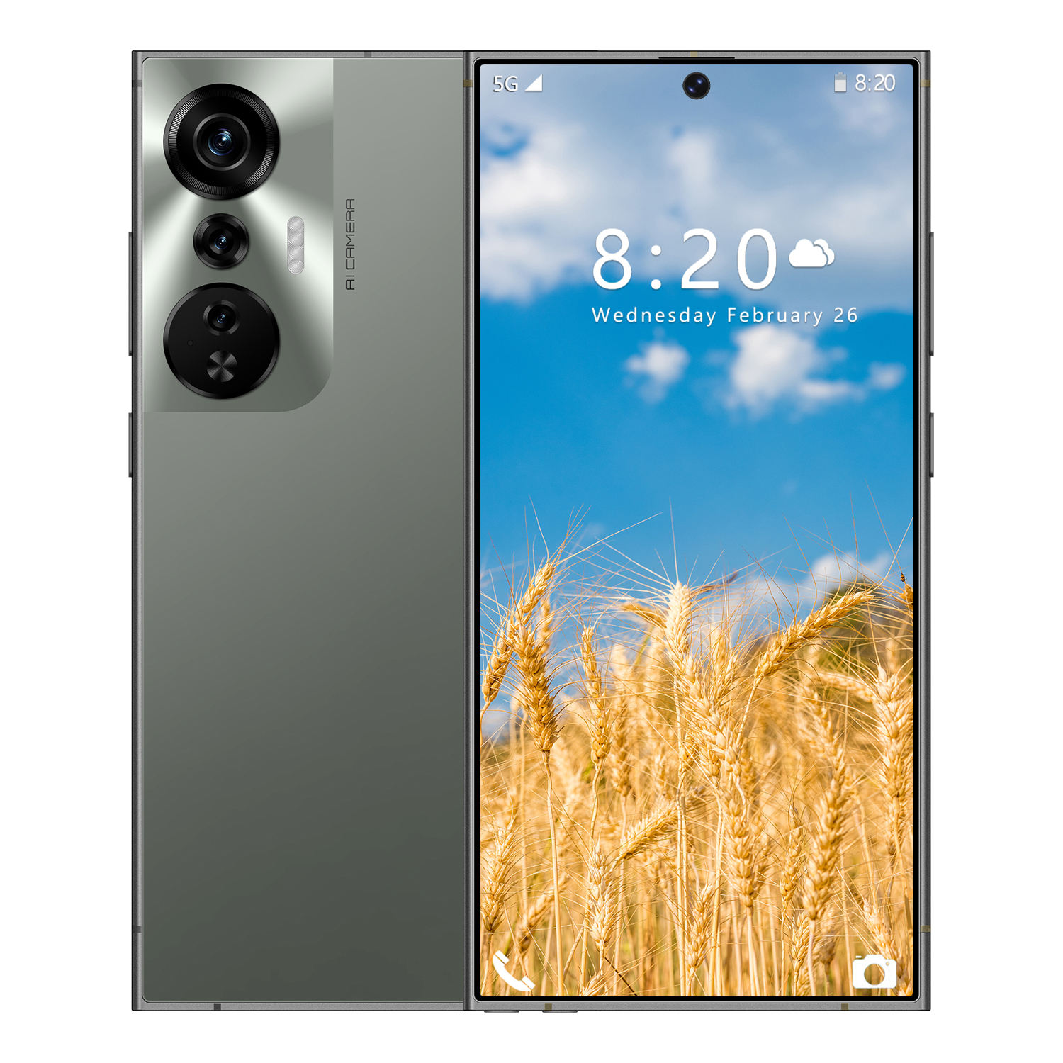 สีเขียว