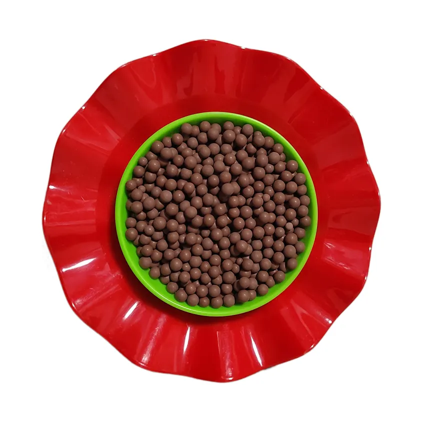 Sfere in ceramica di precisione di alta qualità idrogeno poroso ceramica argilla rossa palla media filtrante poroso bio
