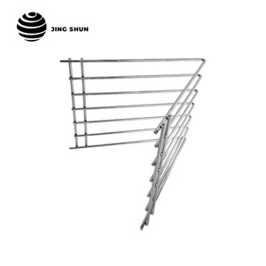 Étagère carrée multifonctionnelle Jingshun de haute qualité en métal chromé à <span class=keywords><strong>double</strong></span> niveau, 6 fentes, revêtement noir, gain de place - Product Image 2