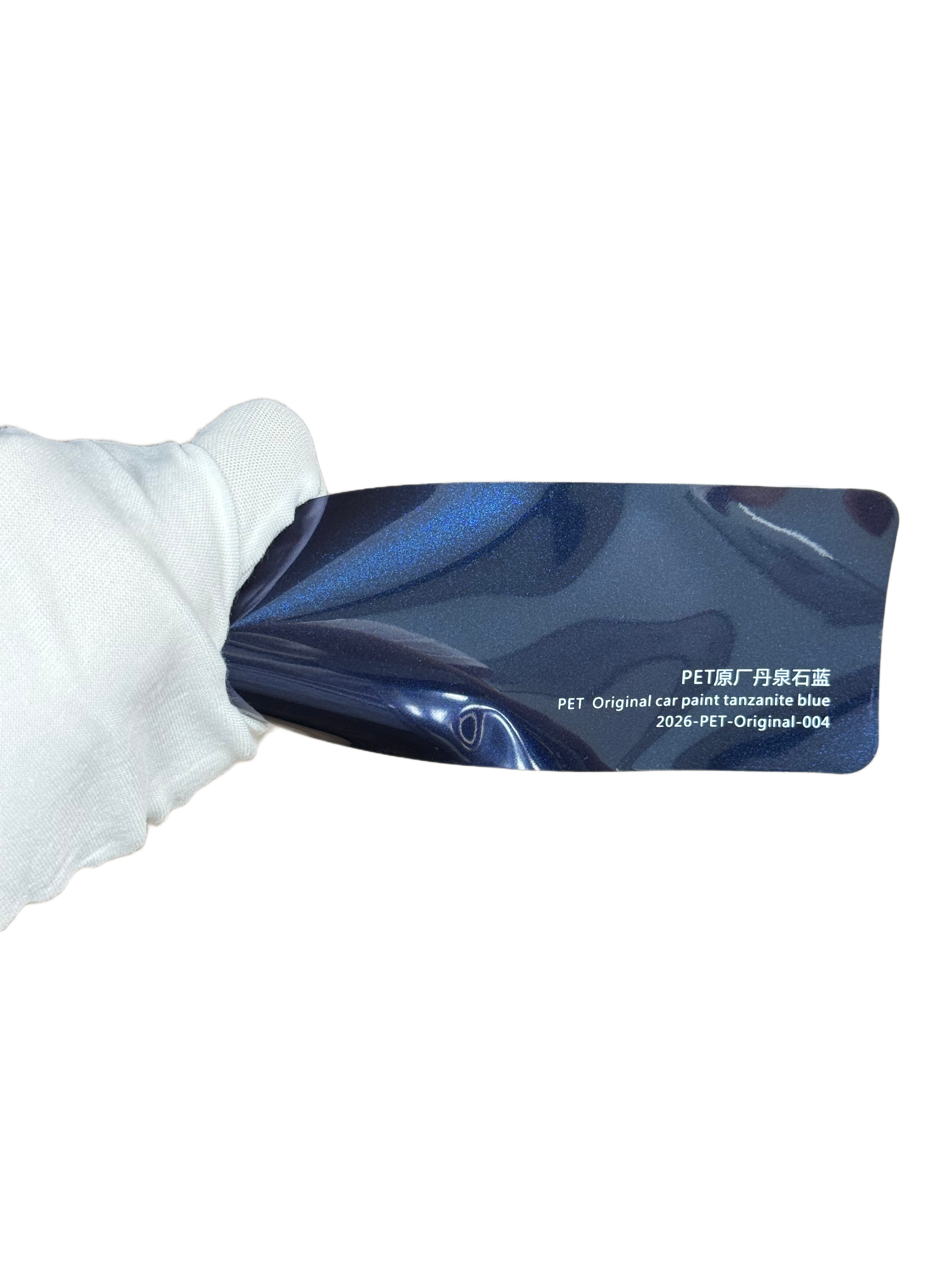 Original car paint tanzanite blue