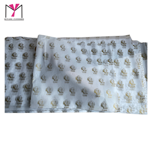 Custom Gift <b>Wrapping</b> Tissue <b>Paper</b> Golden Soft <b>Paper</b> Printed Logo Uncoated Colorful Compatible Hair Packaging - Product Image 3