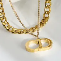 Collar de cadena de eslabones cubanos de acero inoxidable, joyería de oro sin decoloración, nombre personalizado, miami