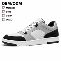 Chaussures de sport souples rehaussantes de luxe unisexe pour la marche et la course, décontractées et athlétiques, vente en gros, fabrication OEM