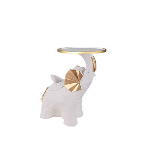 تمثال فيل ديكورات فاخرة حيوان إبداعي ديكور منزلي واقفة على الأرض زخرفة تمثال حيوان - Product Image 6