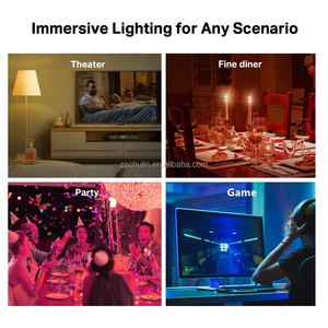 Ampoule LED Intelligente E27 RVBW à Intensité Variable Tuya APP pour Alexa <span class=keywords><strong>Google</strong></span> Assistant A19 9W pour Décoration de Maison Connectée - Product Image 6