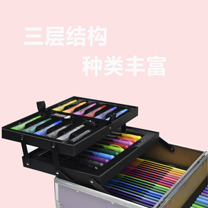 Ensemble de peinture à l'aquarelle pour enfants, 133 pièces, boîte en aluminium à trois couches, étui portable, certifié EN71, école primaire, art - Product Image 6