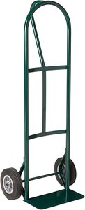 Carretilla de Mano <span class=keywords><strong>Harper</strong></span> Trucks BKB85 de 600 lb con Mango en P y Ruedas de Goma Sólida, Verde - Product Image 3