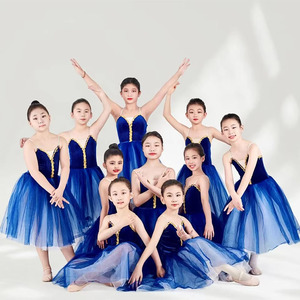 Gonna da Balletto per Adulti, Tutù in Rete per Competizioni di <span class=keywords><strong>Danza</strong></span>, Gonna Lunga con Velo, Abbigliamento di Alta Qualità per Spettacoli di <span class=keywords><strong>Danza</strong></span> di Gruppo - Product Image 5