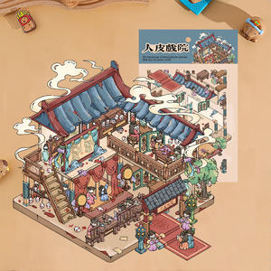 Nouvelle Collection DIY 3D Cabine En Trois Dimensions Sans Coupe Transparent PET Aménagement Paysager Autocollants Décompression pour <span class=keywords><strong>La</strong></span> Décoration Intérieure - Product Image 3