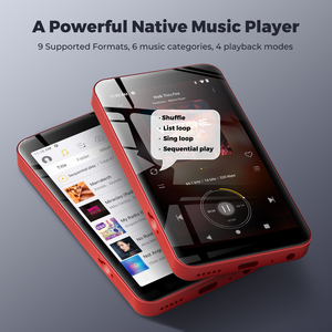 Lecteur <span class=keywords><strong>MP3</strong></span> INNIAOSIS Android 12 MTK6762/WiFi Écran tactile IPS 4,0'' 3+32 Go de stockage Prise en charge <span class=keywords><strong>Google</strong></span> GMS Lecteur de musique et de vidéo - Product Image 4