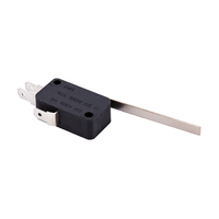 1NC1NO Interrupteur miniature Bouton poussoir à long pôle droit 15A 250VAC 5A 150VAC 3-Pin CE IP67 Interrupteur à bascule