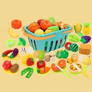 72 PCS Deluxe Cutting Play Food Toy for Kids Kitchen Pretend Fruit &Vegetables Accessories with Shopping Storage Basket - Product Image 3