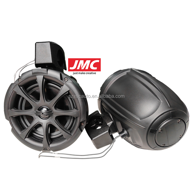 JMC Outdoor Waterproof 100W Boat Loudspeaker With Led Music Light Marine BT Speaker IPx6 HiFi Sound